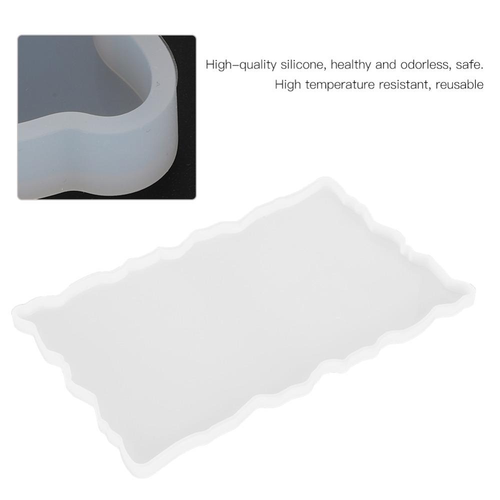 11.8 x 7.5 Inch Fruit Tray Mould Soft DIY Tray Mould Resin Mould  Jewelry Plate Making