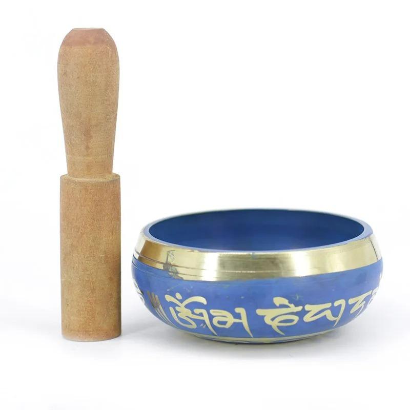 Singing Bowl 9.5cm Brass Percussion Instruments Yoga Meditation Musical Accessorie Sound Healing Percussion Bowl