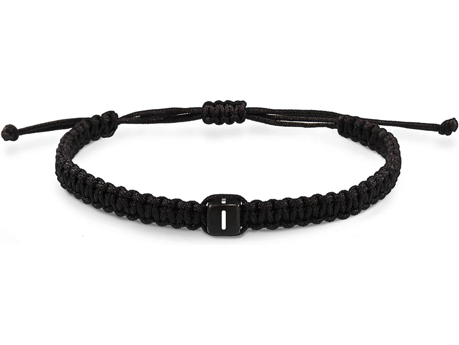 

Акрилова початкова літера Регульований плетений браслет для пар