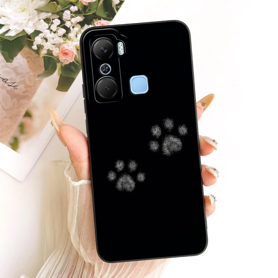 For Infinix X668C Phone Case For Infinix Hot 12 Pro Cover Silicone Cute Cat Fashion Funny Painted Casing For Inifnix Hot 12 Pro