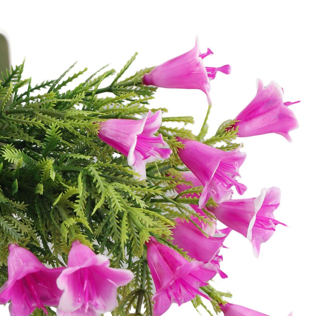 Beautiful Decoration Stylish Artificial Plant Fake Fresh Potted Tabletop Wedding Welcoming Lily Flower Pinecone