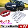 Pentru Volkswagen VW Golf 5 MK5 Golf V Rabbit 1K GTI 2004 ~ 2009 Capac mâner ușii cromat Accesorii auto Autocolante Trim Set 2005 2008