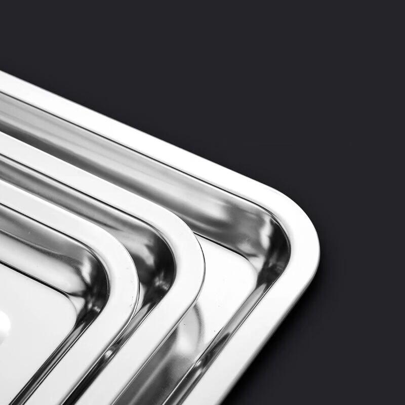 Tianze Rectangular Stainless Steel Serving & Baking Tray