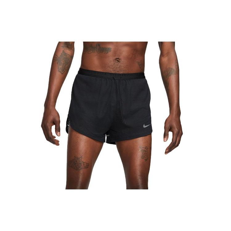 Nike Dri-fit Run Division Pinnacle Casual Solid Color Running Shorts Black Men s DA1295-010 S