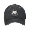 Rotary Dial Telephone Numbers Baseball Cap Unstructured Unisex Women Retro Phone Distressed Washed Sun Cap Workouts Adjustable Hats