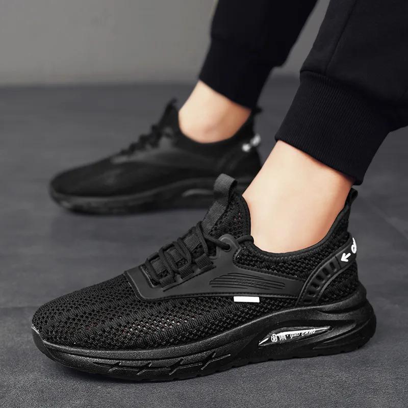 Summer breathable mesh casual shoes, comfortable and lightweight men's sports shoes, fashionable and versatile running shoes