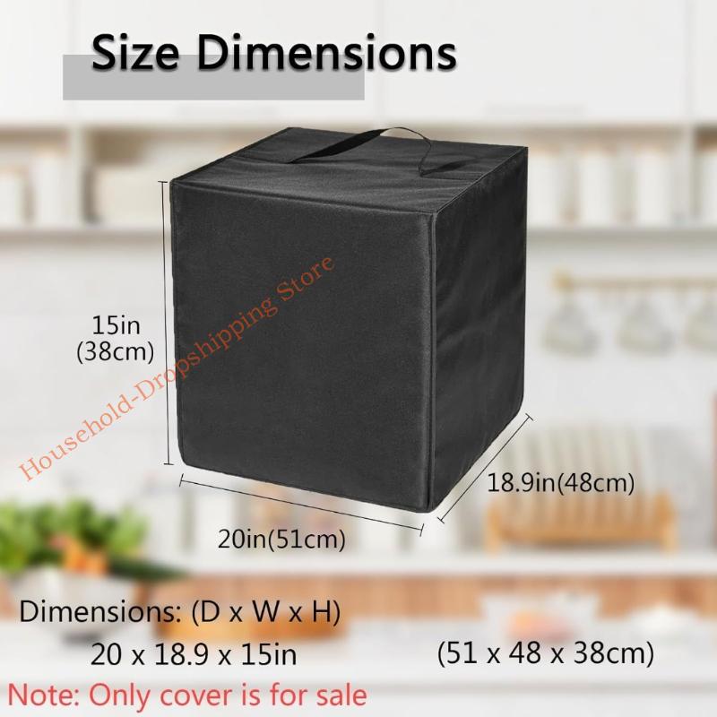 Heavy Duty Heat Resistant Electric Frying Pan Cover Waterproof Nylon Frying Pan Protector for Preventing Oil and Dust