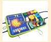 Teal Animal-Themed Montessori Sensory Busy Board Felt Bag Toy for Children