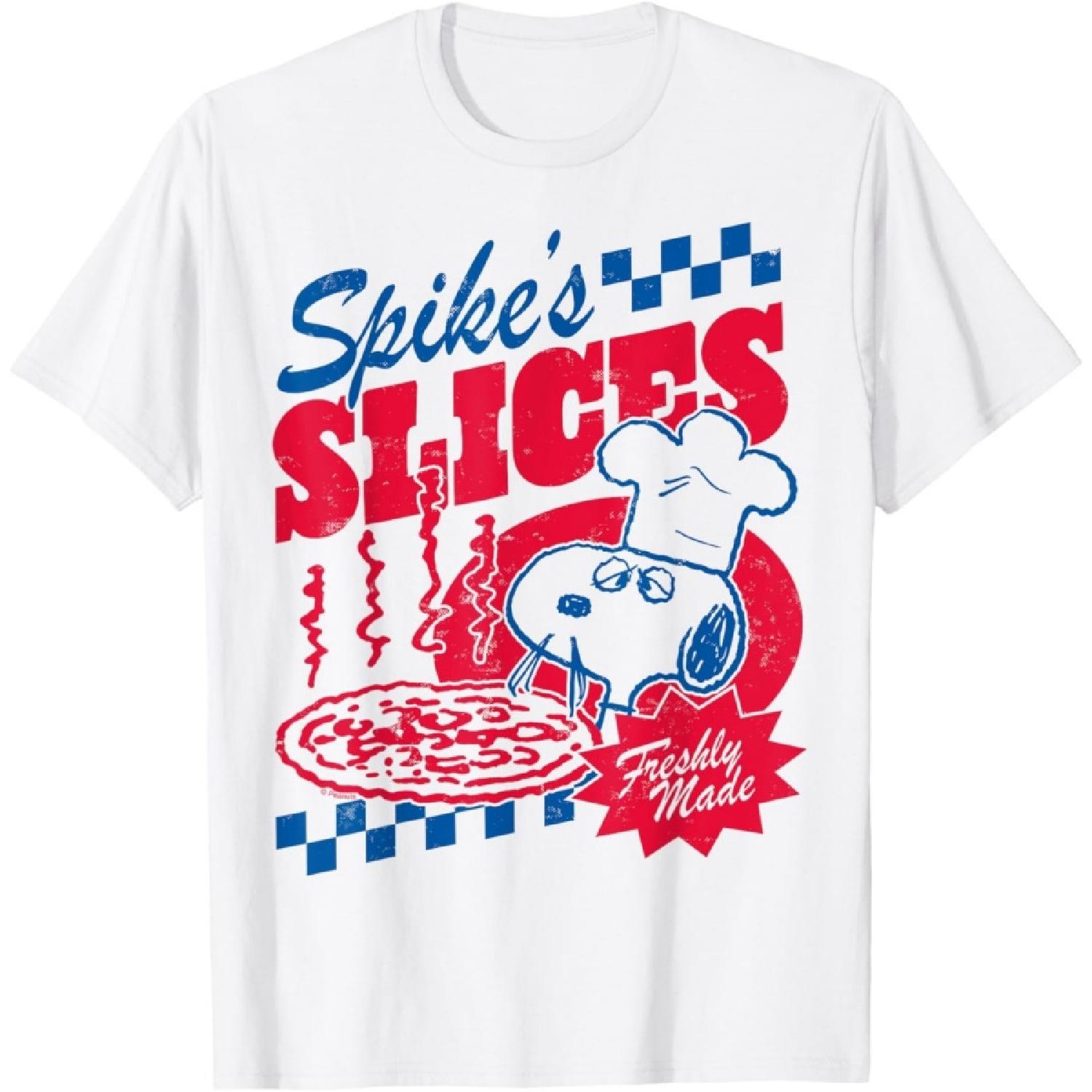 Peanuts - Spike s Pizza Slices T-Shirt S