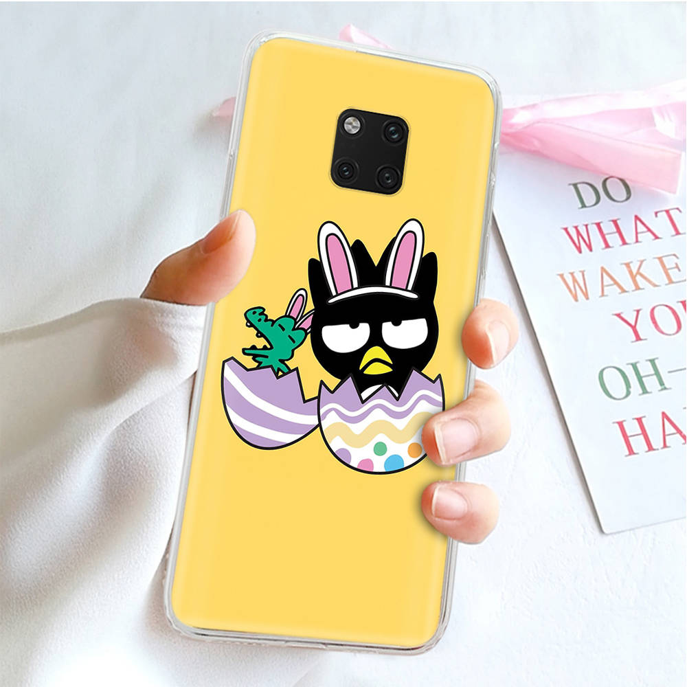 JZ1 Badtz Maru Transparent Case for Samsung A04 A14 A23 M33 M53 Realme 10 9 C35 C55 VIVO Y02 X80 Infinix Hot 30 Note 11 Tecno Spark 8P Pro