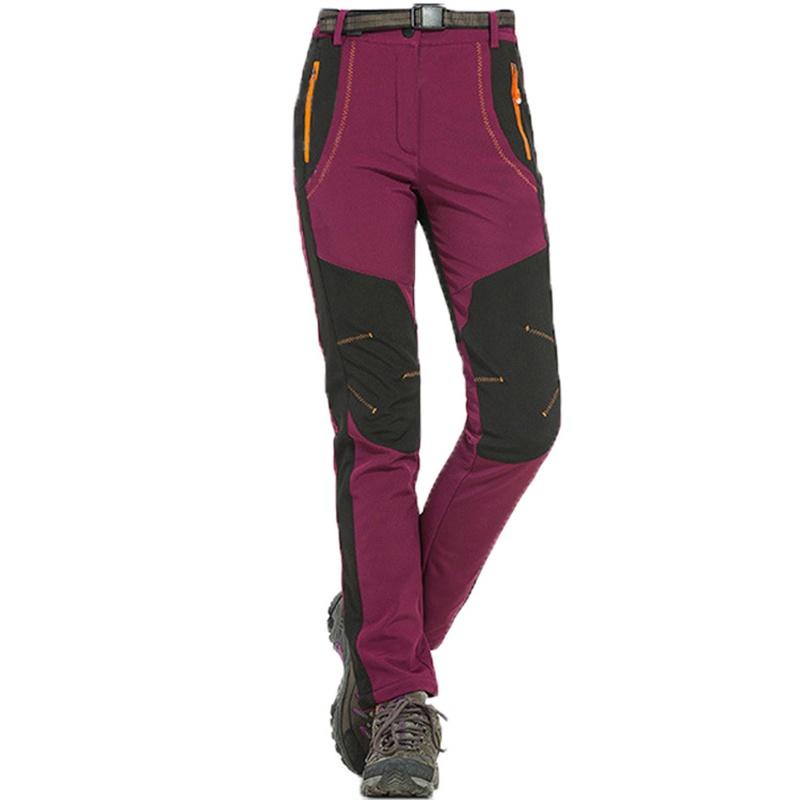 Men's Women's Warm Outdoor Hiking Ski Pants With Cozy Fleece And Waterproof Fabric