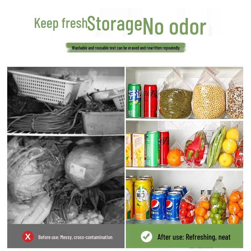 Zesílené mrazicí sáčky se zipovým uzávěrem pro domácí skladování potravin