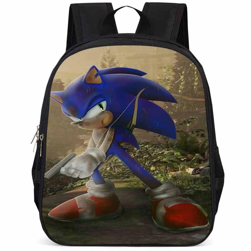 Sonic 15-inch Large Capacity Lightweight Oxford Cloth Backpack For Kids