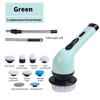 Electric Cleaning Brush Electric Spin Cleaning Scrubber Electric Cleaning Tools Parlour Kitchen Bathroom Cleaning Gadgets