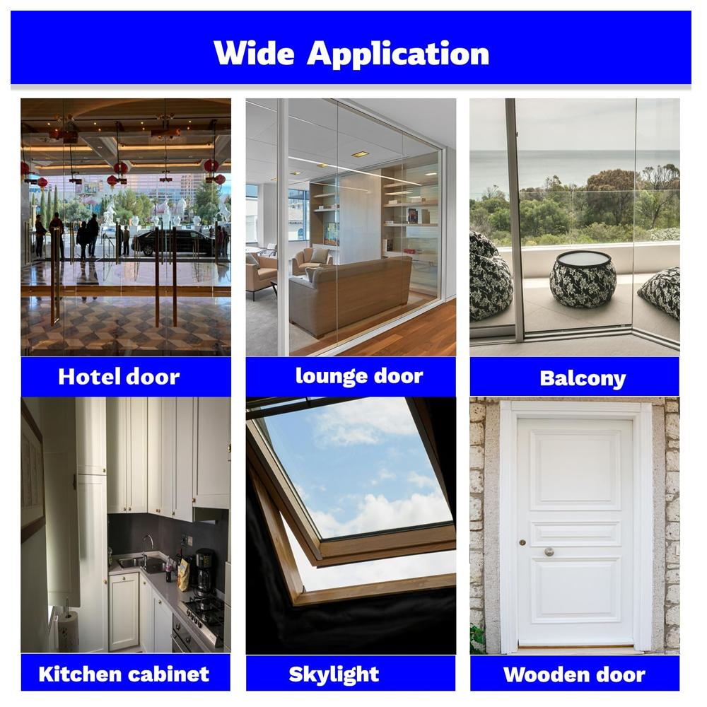 Door Seal Strip, Insect & Cockroach Proof, Self Adhesive Weather Stripping Tape, Windproof Dustproof Soundproof for Window