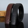 Men's Crocodile Pattern Leather Belt: Trendy, High-Quality, Versatile Korean-Style Buckle Waistband