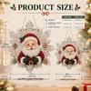 Christmas Pearl Diamond Painting Suncatcher Kit - 8 Inch Acrylic Snowflake Ornament with 3D Mixed-Size Beads Pre-Assembled Metal Chain for Holiday