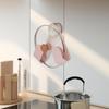 Pot Lid Organizer Adjustable Wall Mounted Pot Lid Holder Multifunctional Kitchen Gadget Rotatable Pan Cover Organizer For