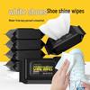 White Shoe Cleaner No-Rinse Wipes: Whitening & De-Yellowing Stain Remover