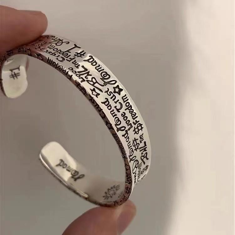 Stylish Graffiti Vintage Bracelet Unisex Allmatch Design Highend Feel