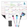 A3 Magnetic Erasable Monthly & Weekly Planner Whiteboard Set for Refrigerator