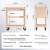 3-Tier Movable Utility Cart