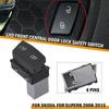 Front Left Central Door Locking Switch For Skoda For Superb 2008-2015 3TD962125 Central Door Control Locking Lock Unlock-Switch