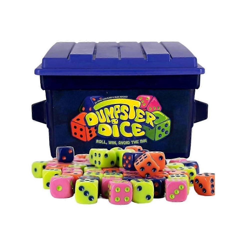 Dumpster Dice Game Family Board Game for 4 Players Fun