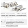 High-Pressure Stainless Steel Spray Nozzle for Car Wash and Cooling Systems