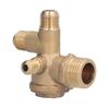 Valve Replacement Components Brass 4 Way Double Pipe Check Valve Accessory