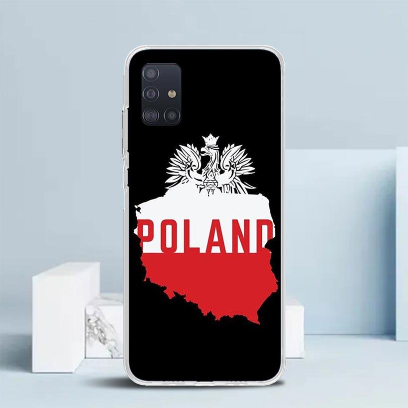 

Poland Flag Soft Cover for Samsung Galaxy A12 A22 A32 A52 A72 A02S Phone Case Note 20 Ultra 10 S10 Plus A51 A71 A50S A20S A10S G Samsung A30S