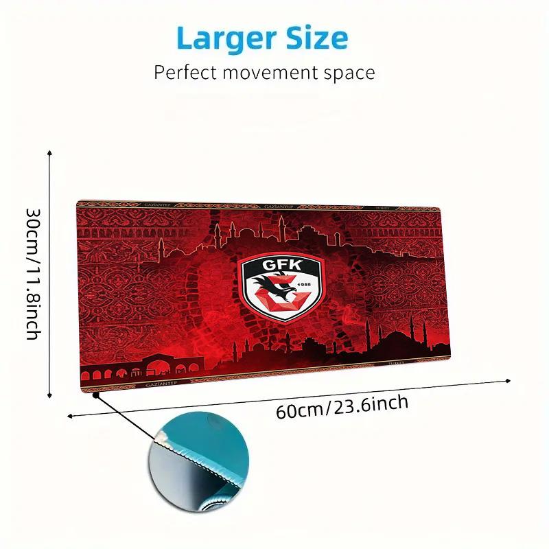 Gaziantep FK Color Mouse Pad Large Gaming Table Cushion Non-slip Laptop Tablet Big Mousepad XXL Mat Mini PC Playmat With Lock Edge