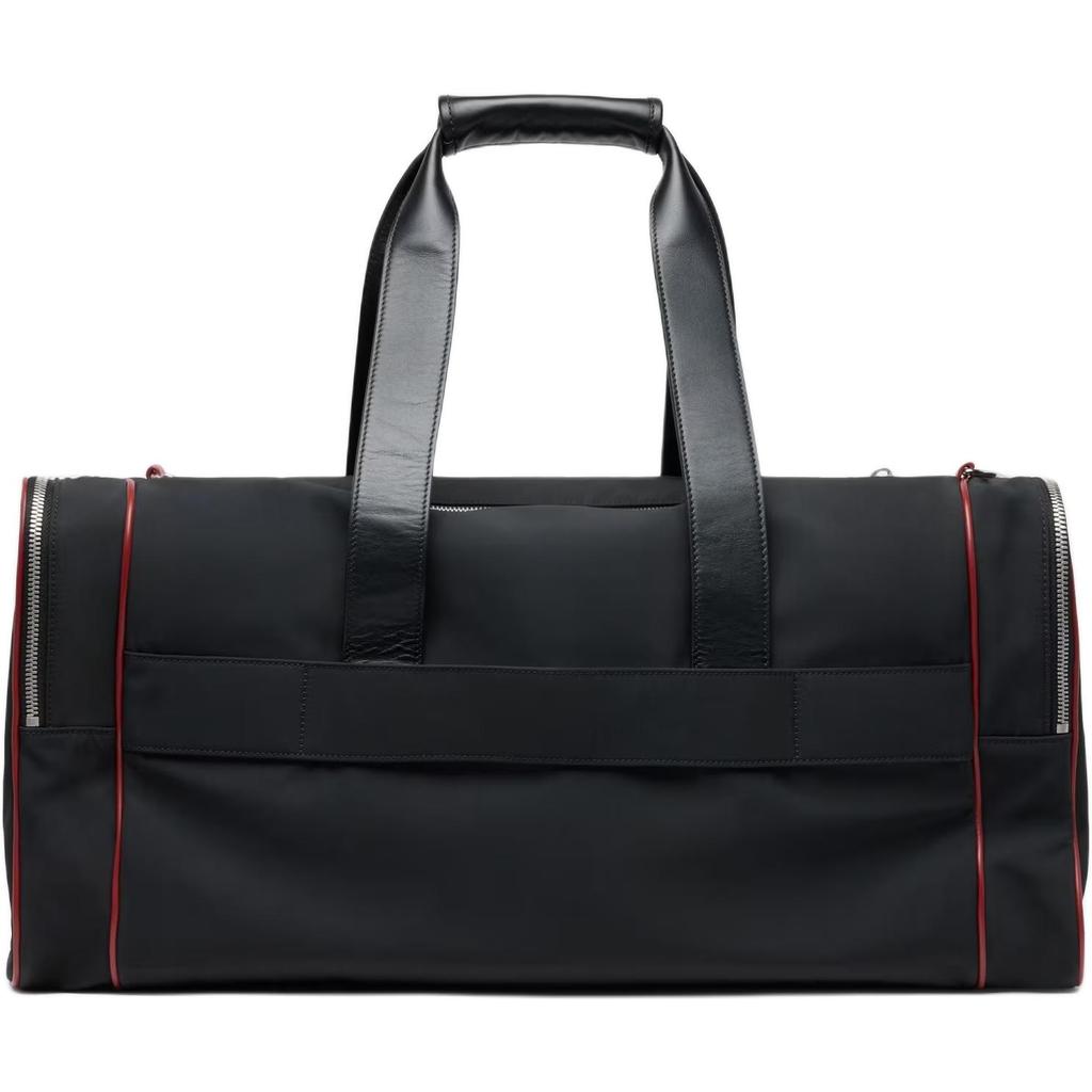Bally Color Block Design Nylon Travel Bag Men bags Black 6313575