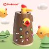 Early Learning Magnetic Woodpecker & Worms Wooden Fishing Game for Kids