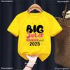 Big Sister Loading 2025 Letter Printed Tshirt Girls Funny Kids Clothes Harajuku Kawaii Children'S Clothing T-Shirt Tops
