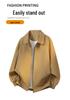 2026 Spring Men's American Retro Loose Casual Lapel Jacket