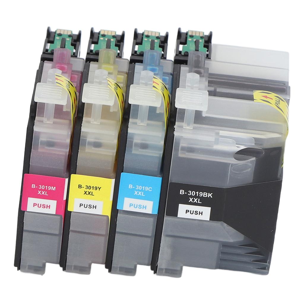 4 Color Ink Cartridge Replacement Inkjet Printer Cartridge with Ink Black Cyan Magenta Yellow