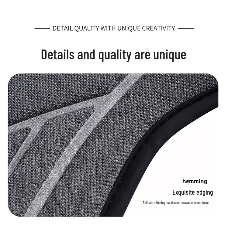 Universal 12V/24V Graphene Heated Car Seat Cushion with Cigarette Lighter Adapter