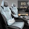 BYD Dolphin All-Season Leather Car Seat Cover Set - Full Coverage, Universal Fit