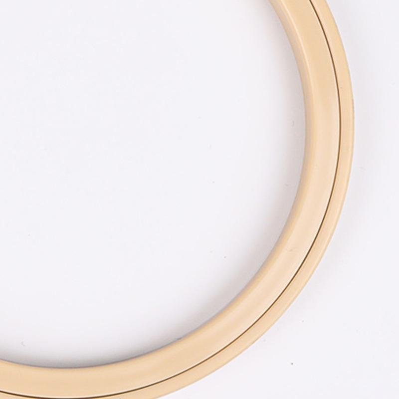 10Pcs Adjustable Embroidery Hoop Set Round Plastic Stitching Sewing Needlework Fabric Craft Project