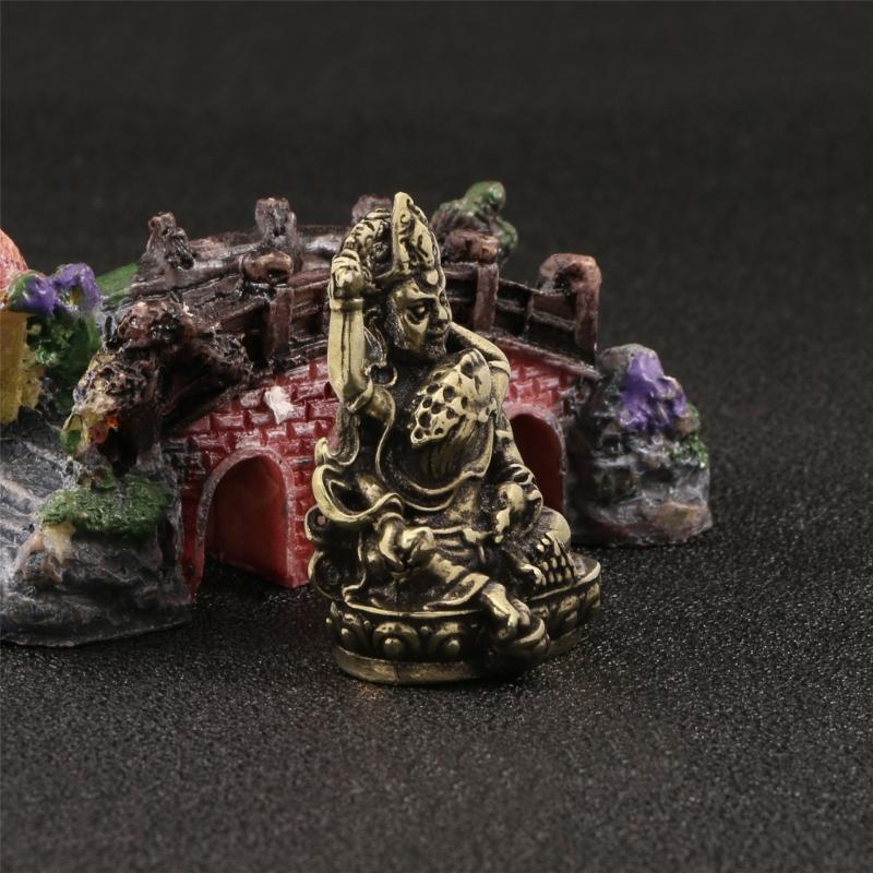 Tibetan Inspirational Pair Figurine Metal Wall Art Piece Figurine Craft For Special Collection And Private Space
