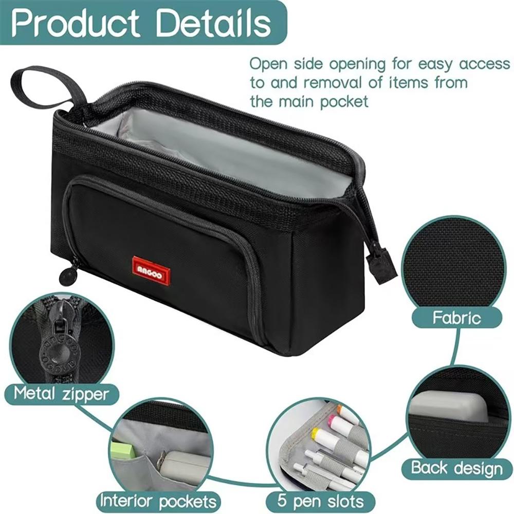 Ship type Japanese minimalist large capacity pencil case student ins high aesthetic niche stationery box