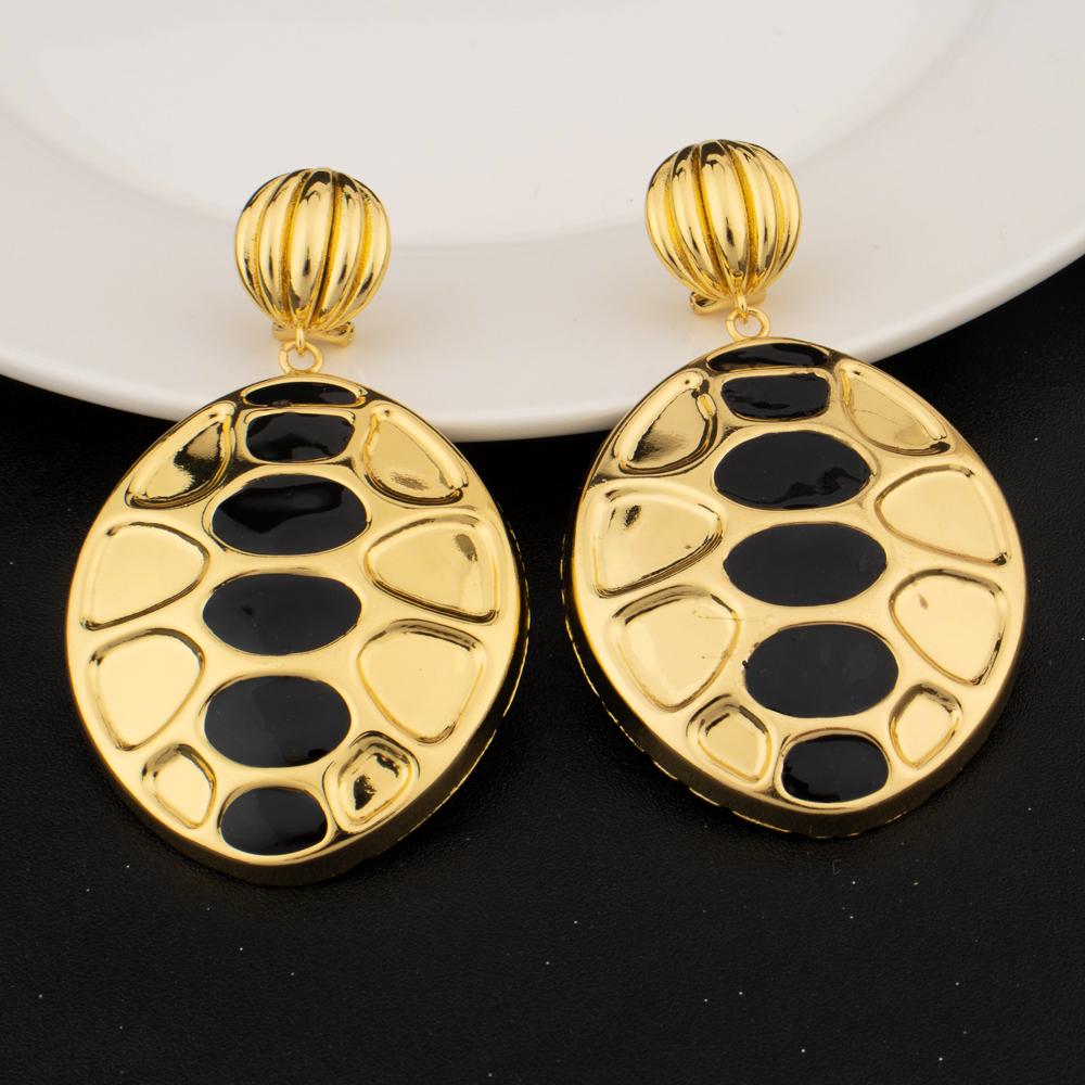 Set di Gioielli da Donna Colorati di Lusso Design Unico Orecchini Collana Bracciale Anello Dubai America per Festa Celebrazione Vestirsi