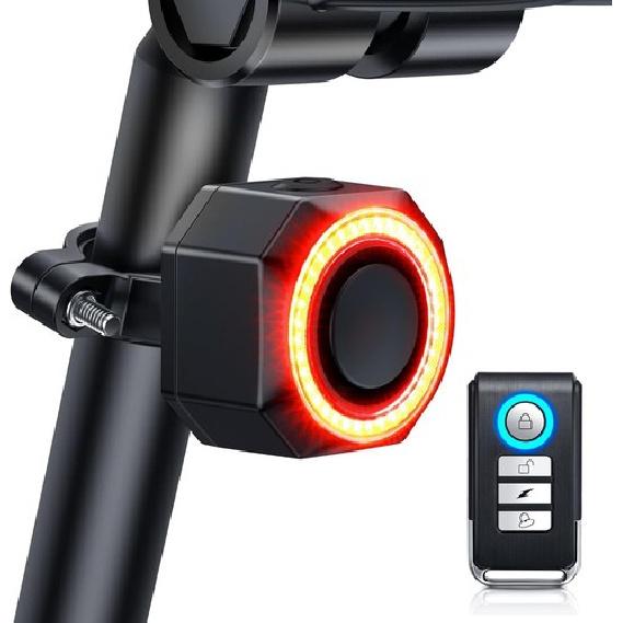 Smart Bike Tail Light Alarm Bike Brake Light Auto ON/Off Anti Theft Bike Alarm