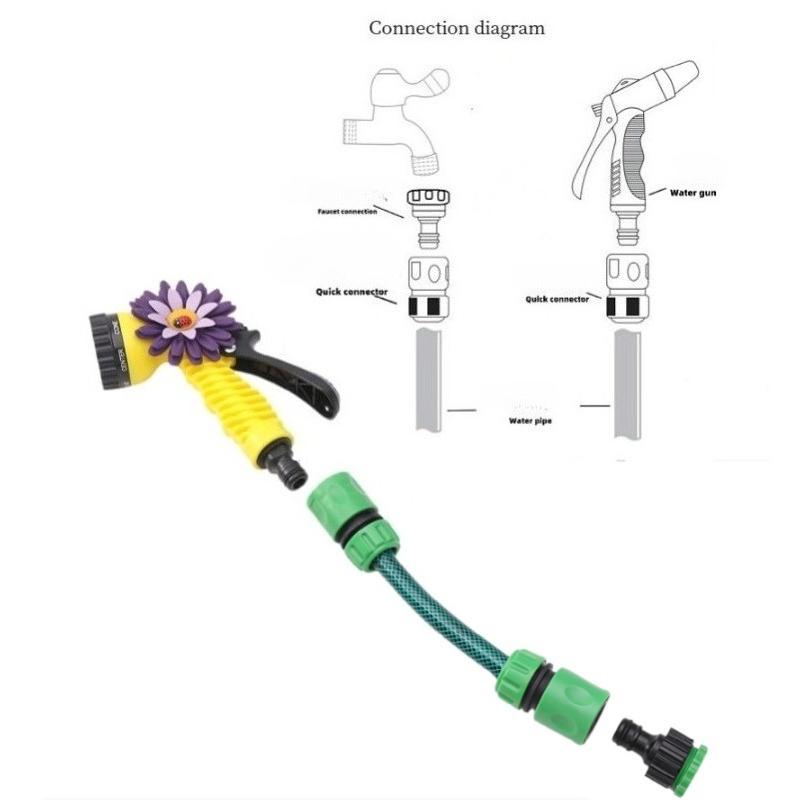 10pcs 1/2 Inch Hose Garden Tap Water Hose Pipe Connector Quick Connect Adapter Fitting Watering Home