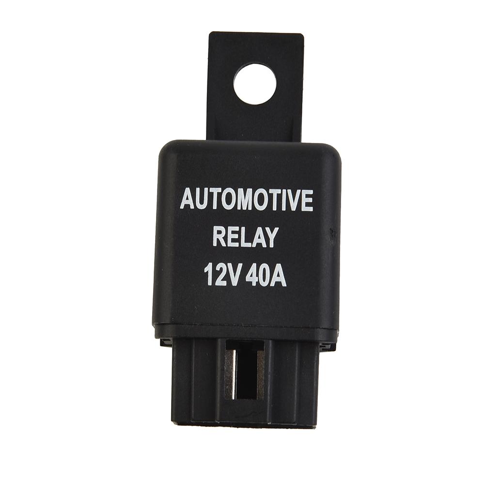 Vysoce kvalitní 12V 40A automobilové SPST relé pro alarmy, sterea a další