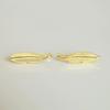 Huitan Delicate Feather Design Hook Earrings  Color/Gold Color Trendy Accessories for Women Contracted Metal Leaf Jewelry