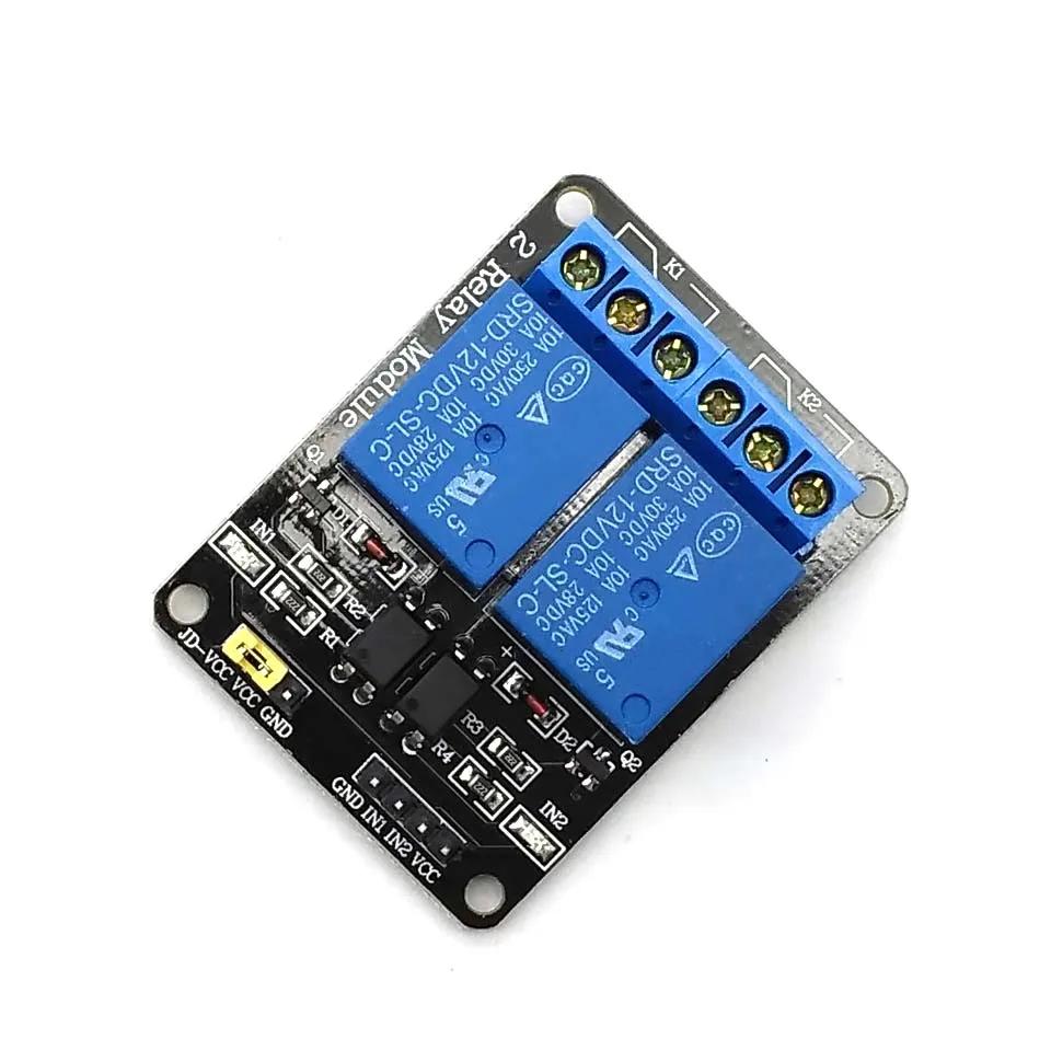 5V 12V 2-Kanal Relaismodul Shield für Arduino ARM PIC AVR DSP 2-Wege Relaismodul