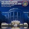 Cubic Fan 3D Puzzle Craft Kit, White House (with LED), L529h, No Glue or Tools Required