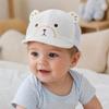 Cotton Baby Baseball Cap Soft Peaked Caps Summer Cartoon Bear Ear Cap